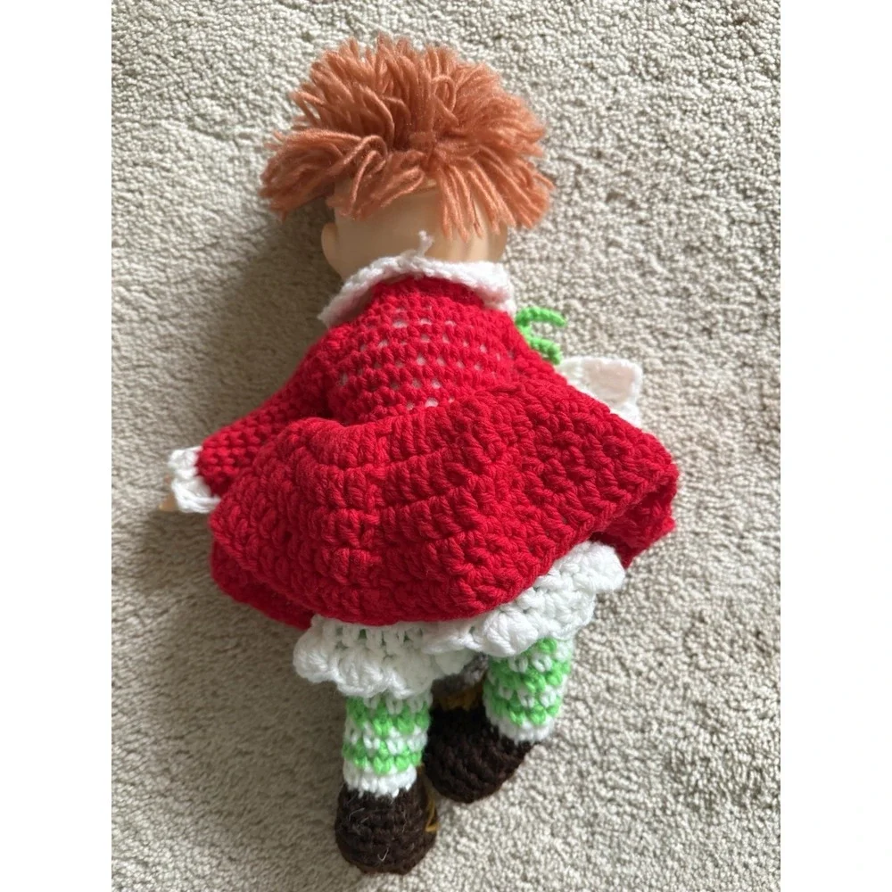 Vintage‎ Strawberry Shortcake and Blueberry Muffin Crocheted Dolls